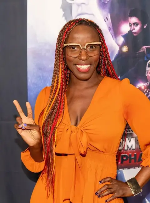 Janeshia Adams – ‘Shoot From the Hip: Rise of the Phantom’ World Premiere in Encino, California 10-02-2025