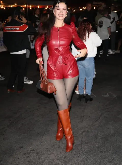 Natasha Blasick Shows Her Support for Her Friend Ron Abaekobe at The League in LA 10-10-2025