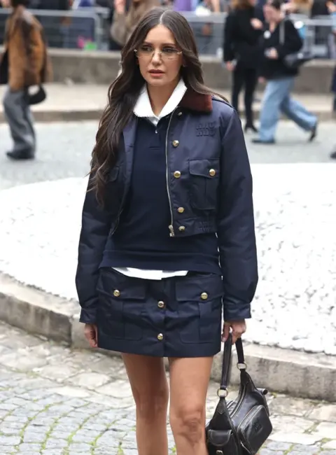 Nina Dobrev – Miu Miu Fashion Show Spring/Summer 2026 Show as Part of Paris Fashion Week in Paris, France 10-06-2025