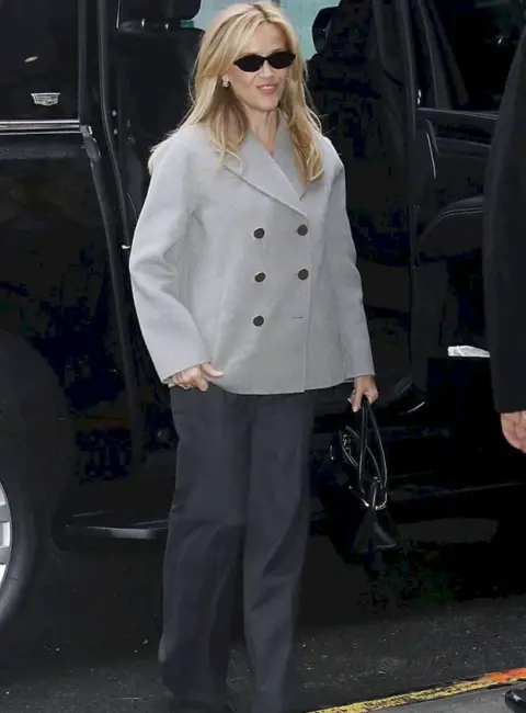 Reese Witherspoon on CBS Mornings to Talk About New Book ‘Gone Before Goodbye’ in New York 10-14-2025