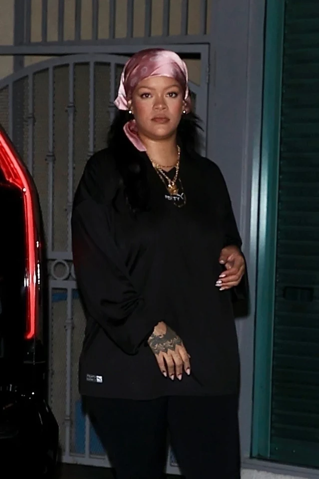 Rihanna Enjoys Fun Time with Her Two Sons in LA 10-26-2025