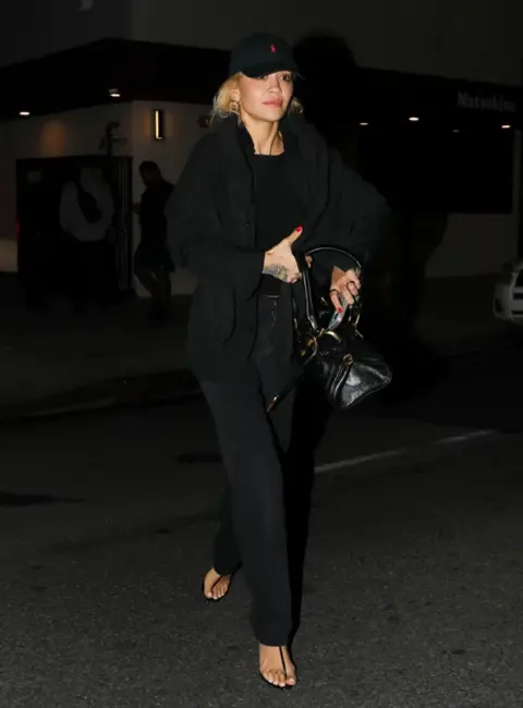 Rita Ora Enjoying a Night Out with Friends at Matsuhisa in Beverly Hills 10-10-2025