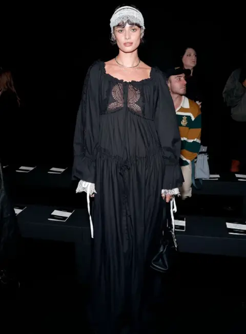Taylor Hill – Ann Demeulemeester Show as Part of Spring/Summer 2026 Paris Fashion Week in Paris, France 10-04-2025