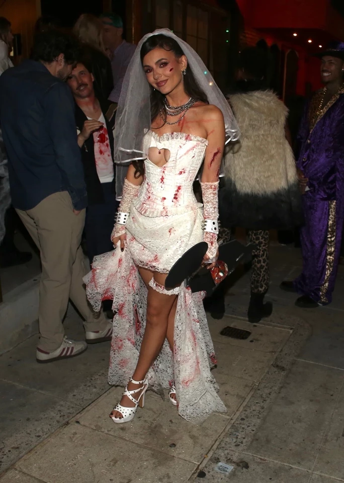 Victoria Justice – ‘Love Zombie’ Halloween Party and Single Release in Los Angeles 10-21-2025