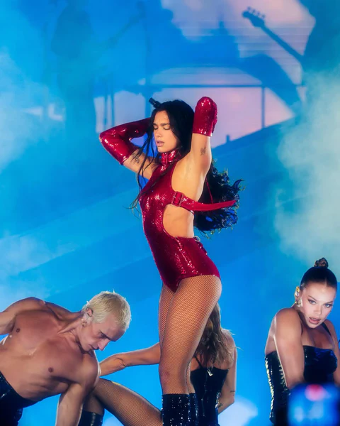Dua Lipa – Performs on Stage During ‘Radical Optimism Tour’ at El Campin Stadium in Bogota, Colombia. 11-28-2025