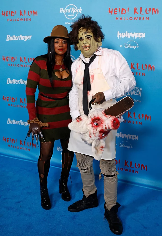 Cicely Evans and Treach – 2025 Heidi Klum Halloween Party at Hard Rock Hotel in New York City 10-31-2025