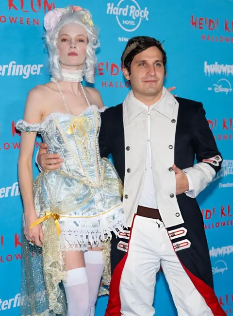 Daria Strokous and Nico Hirschfeld – Attends the 2025 Heidi Klum Halloween Party at Hard Rock Hotel in New York City 10-31-2025