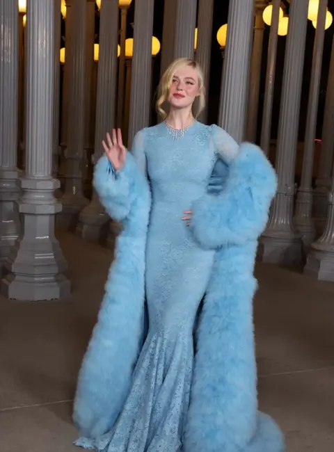 Elle Fanning – 2025 LACMA Art & Film Gala in Los Angeles, California 11-01-2025