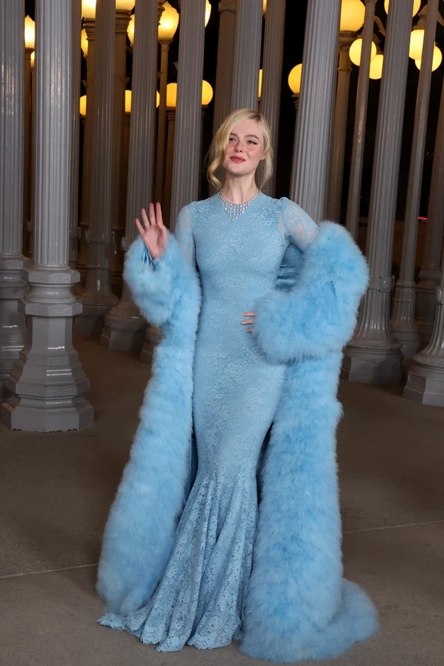 Elle Fanning – 2025 LACMA Art & Film Gala in Los Angeles, California 11-01-2025