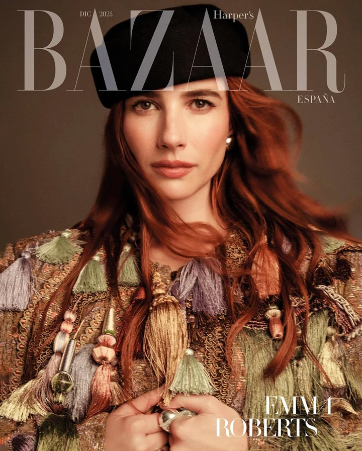 Emma Roberts – Harper’s Bazaar Espana December 2025