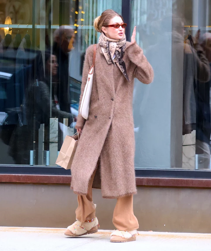 Gigi Hadid Out and About in New York 11-18-2025