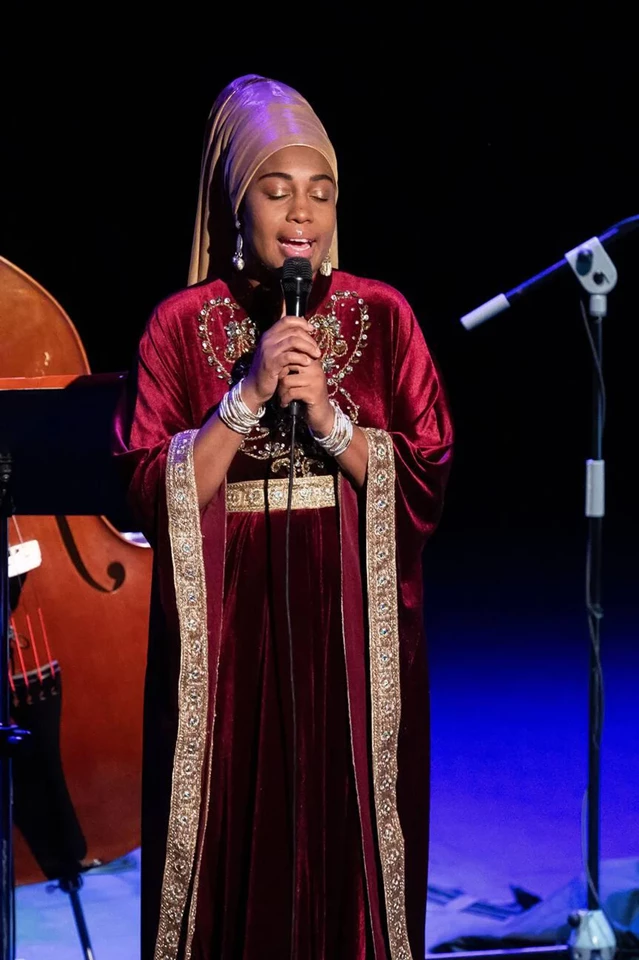 Jazzmeia Horn – Performs During the ‘JAZZMADRID’ Concert at the Fernanda Gómez Theatre in Madrid, Spain 11-08-2025