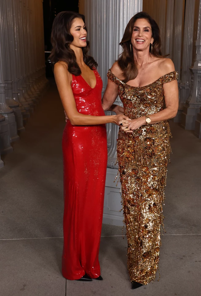 Kaia Gerber and Cindy Crawford – 2025 LACMA Art and Film Gala in Los Angeles, California 11-01-2025