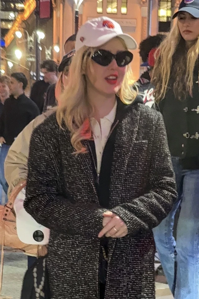 Kathryn Newton Spotted Exiting Madison Square Garden Following New York Knicks Game 11-02-2025