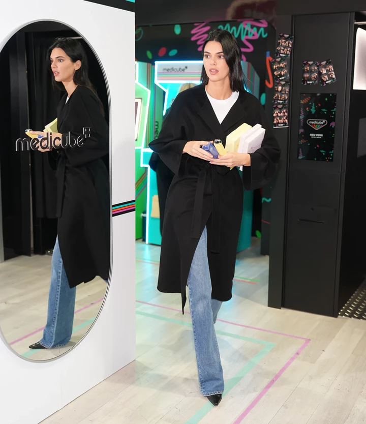 Kendall Jenner at the Medicube’s Pop Up Store in New York 10-27-2025