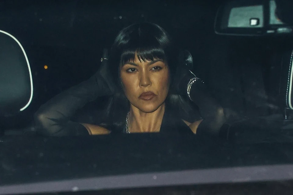 Kourtney Kardashian Arriving at Kris Jenner’s Birthday Party in Los Angeles 11-08-2025