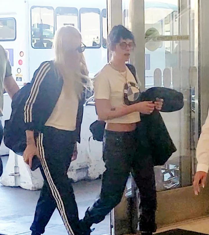 Kristen Stewart and Wife Dylan Meyer Touch Down at LAX 10-30-2025