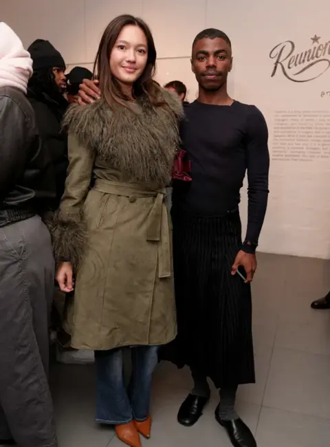 Lily Chee – Attends Tyrell Hampton’s REUNION Exhibition Event, New York City 11-11-2025