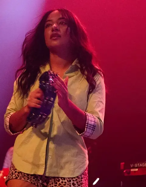 Lily Fontaine (of English Teacher) – Performs Onstage During a Concert at The 3Olympia Theatre Dublin in Dublin, Ireland 11-08-2025