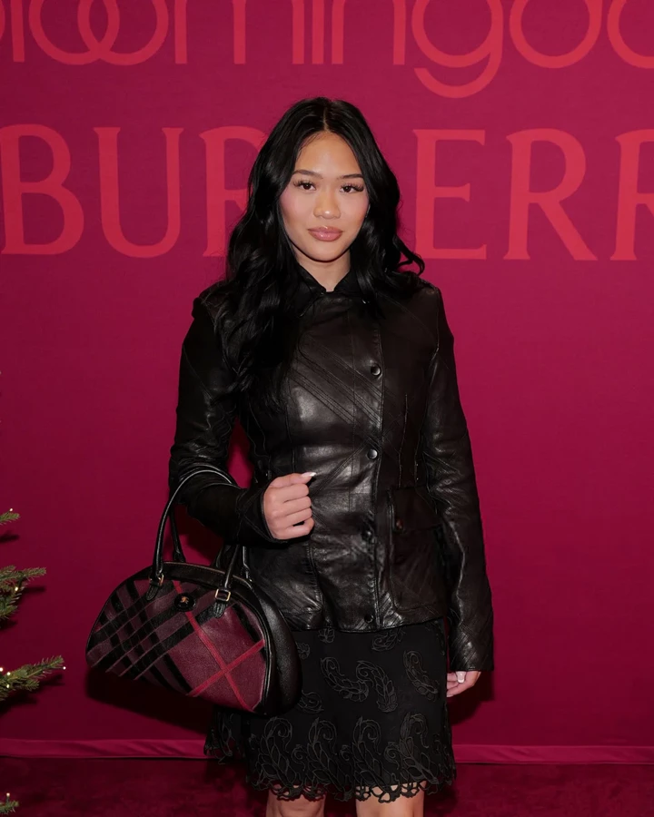 Sunisa Lee – Attends Bloomingdale’s Holiday Window Unveil in New York City 11-19-2025