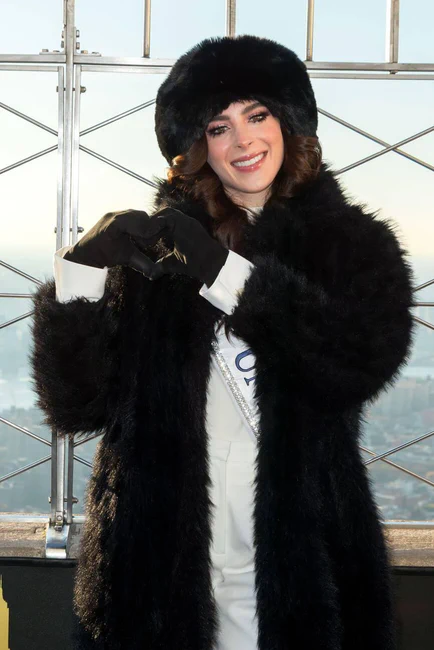 Fatima Bosch Fernandez (Miss Universe 2025) Visits the Empire State Building at The Empire State Building, New York 12-03-2025
