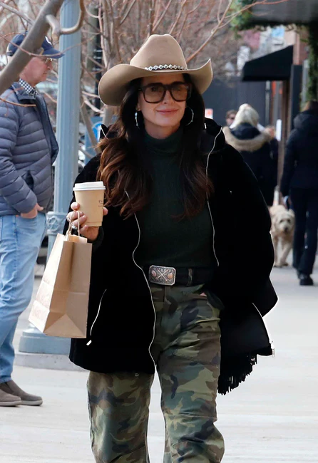 Kyle Richards is Seen in Aspen, Colorado 12-23-2025