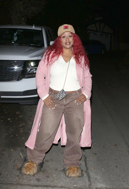 Jamonie Lee is Seen Arriving at the Pee-Wee’s Playhouse Christmas Special in Los Angeles, California 12-27-2025