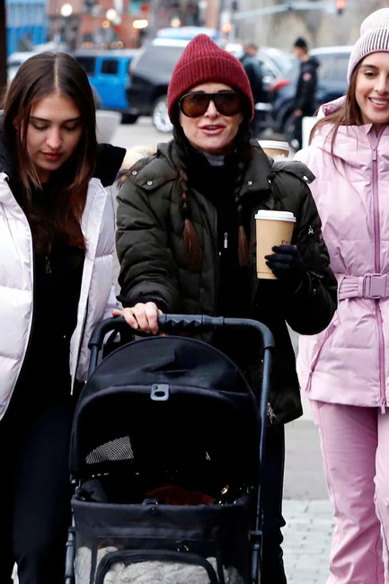 Kyle Richards is Seen in Aspen, Colorado 12-27-2025