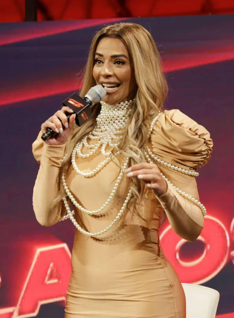 Cecilia Galeano – Apostarías Por Mí Press Conference at Univision Studios in Doral, Florida 01-08-2026