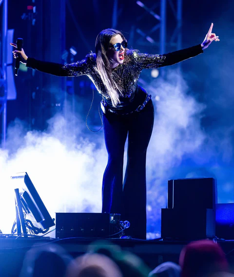 Dorothy Martin (of the band Dorothy) -Is Seen Performing During Philadelphia’s First New Year’s Eve Concert and Fireworks Show to Kick off the 250th Anniversary of America in Philadelphia, Pennsylvania 12-31-2025