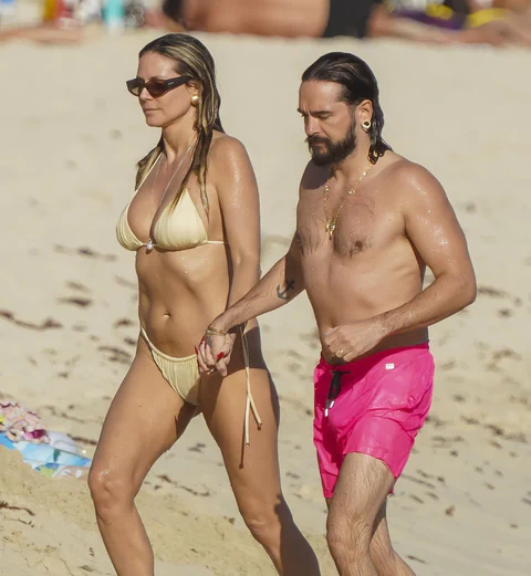 Heidi Klum and Husband Soak Up the Sun in Saint Barthelemy, France 01-04-2026