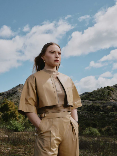 Mia Threapleton – ELLE USA May 2025