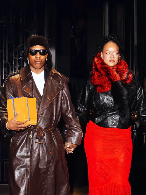 Rihanna and A$AP Rocky Spotted on Romantic Valentine’s Day Dinner Date at Caviar Russe in NYC 02-14-2026